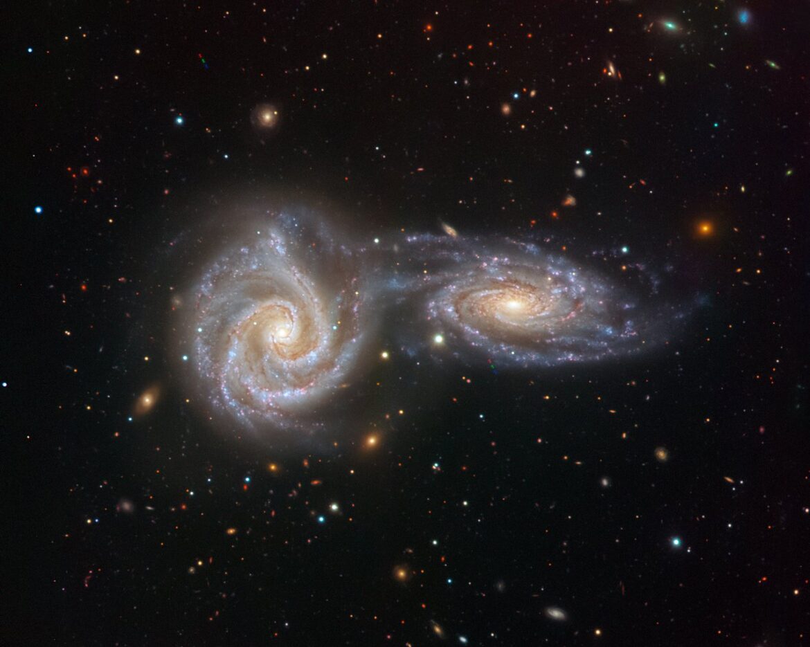 scontri galassie universo