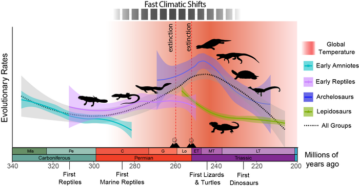 Global warming spawned the age of reptiles