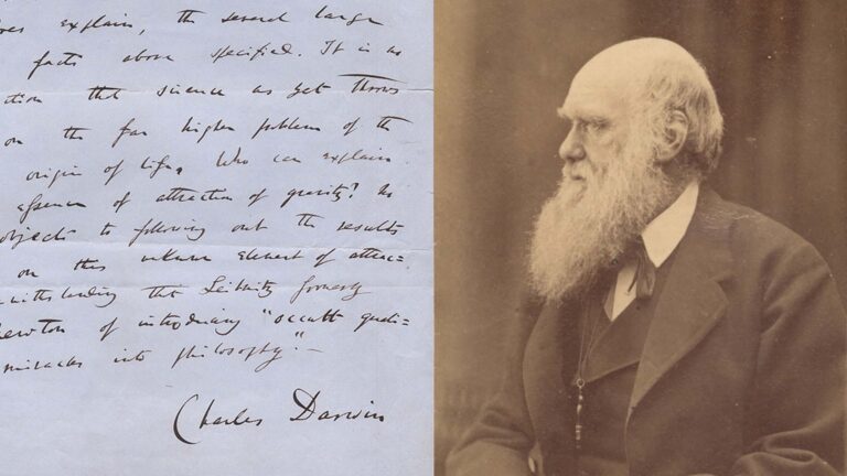 157-year old Darwin manuscript