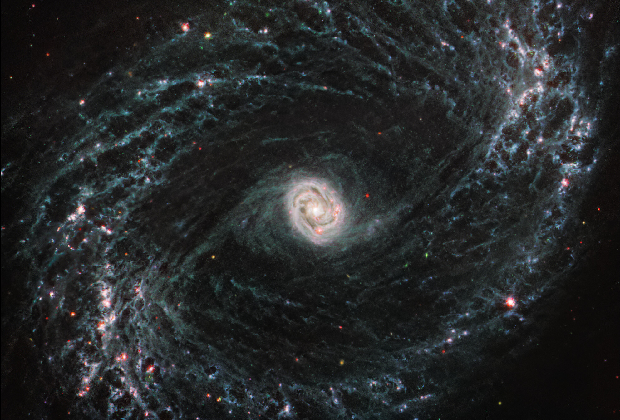 Webb Reveals Intricate Networks of Gas and Dust in Nearby Galaxies