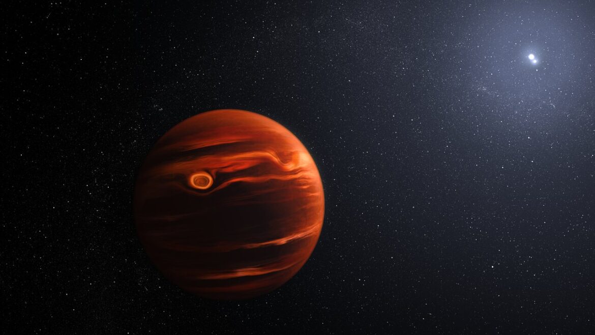 Webb spots swirling, gritty clouds on VHS 1256 b, a remote planet Exoplanet VHS 1256 b