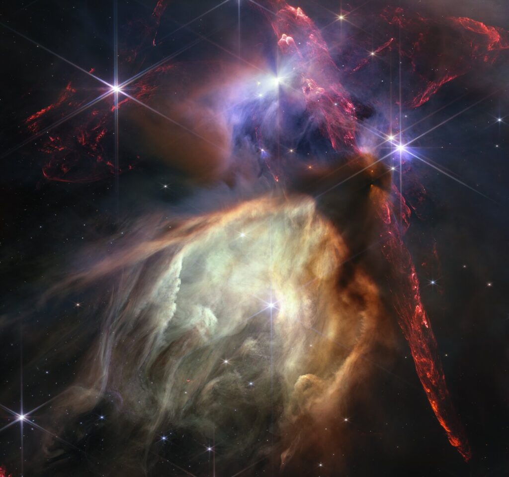 Rho Ophiuchi cloud complex Webb celebrates first year of science with close-up on the birth of Sun-like stars