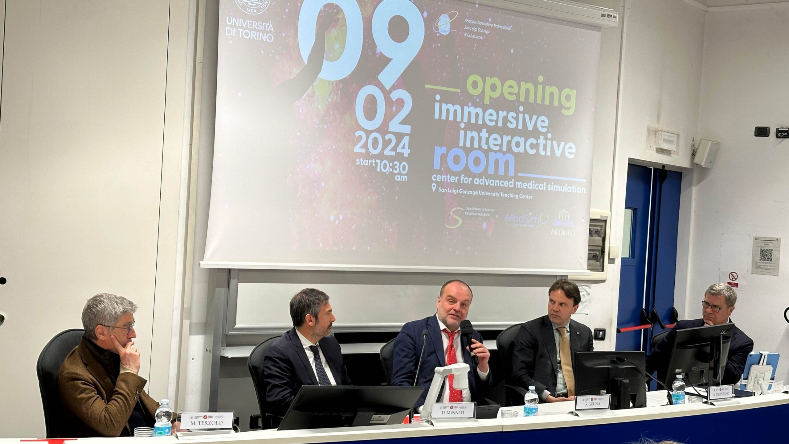 Da sinistra: Massimo Terzolo, Davide Minniti, Stefano Geuna, Andrea Tronzano, David Lembo
