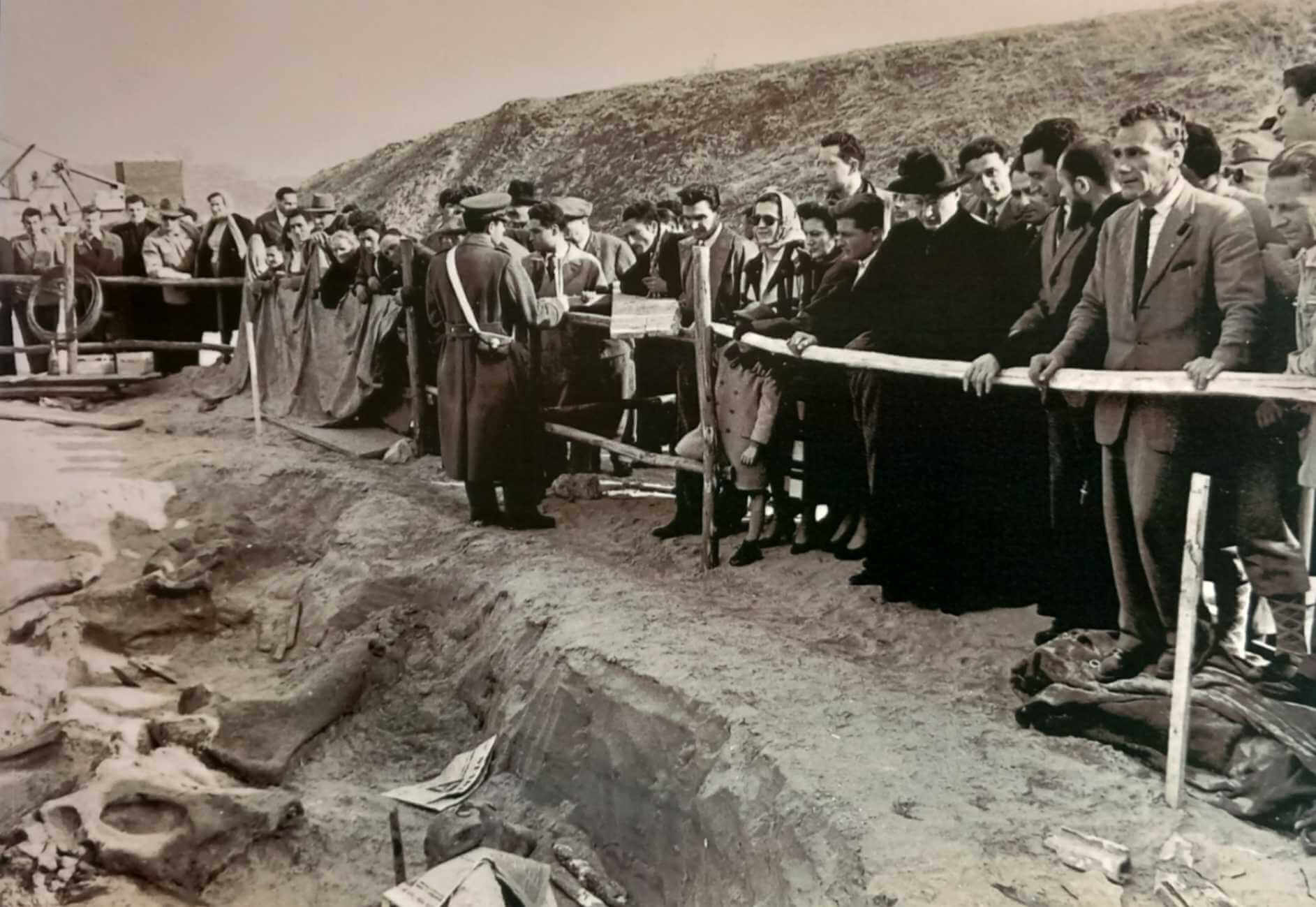 70° anniversario dal ritrovamento dello scheletro fossile del Mammut a L'Aquila