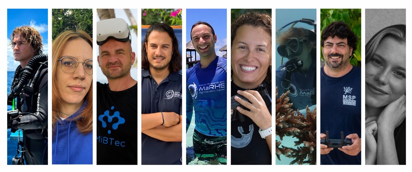 Il team Map the Giants_BiUniCrowd. Da sinistra, Andrea Parmegiani, Anita Casati, Alessandro Gabbiadini, Jacopo Gobbato, Simone Montano, Federica Siena, Inga Dehnert, Luca Fallati, Jana Pažin