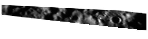 Uno zoom dell'immagine in figura 5. Crediti: ESA/Juice/MAJIS team (IAS, INAF, CNES, ASI, ESA e altri partner internazionali)