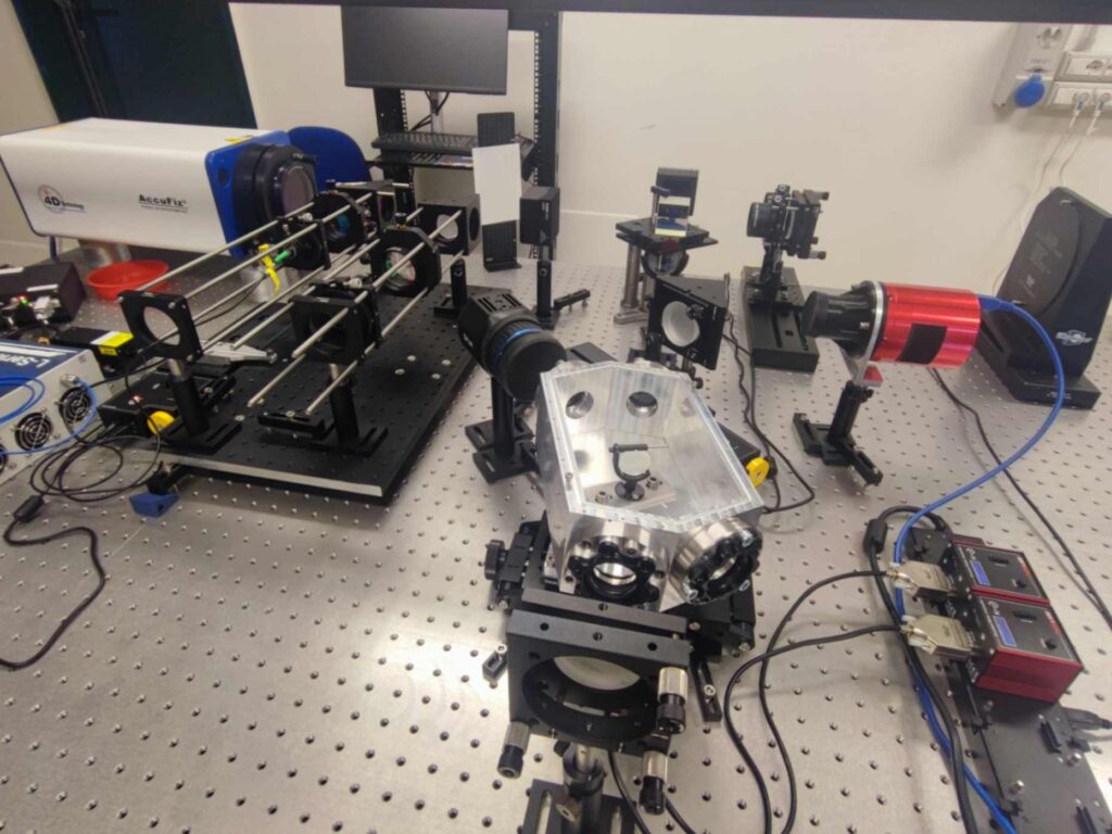 Inaugurato il laboratorio di ottica adattiva ADONI-ET all’Osservatorio Astrofisico di Arcetri Crediti: INAF / INFN / ET Italy